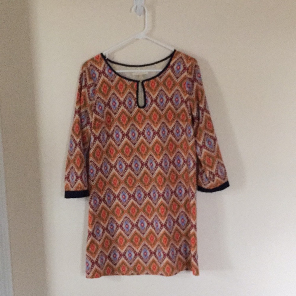 Fall colors tunic dress